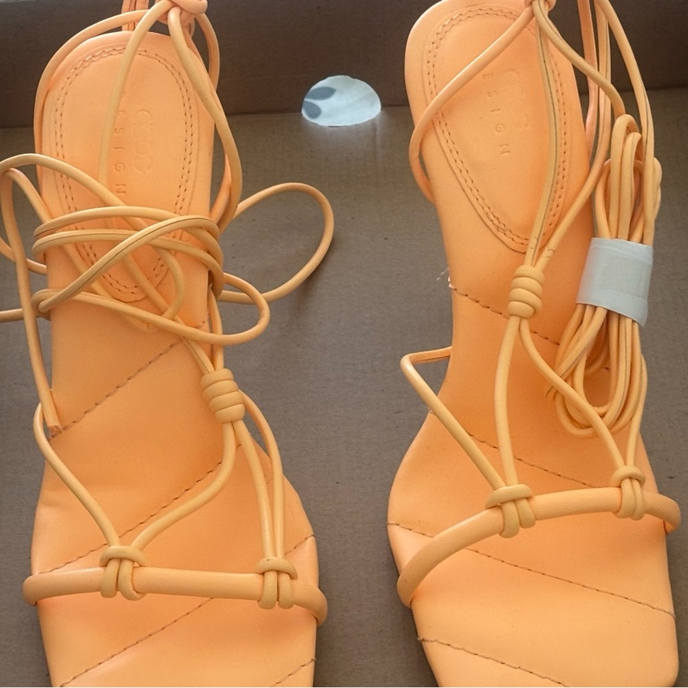 Asos Chic Peach Strappy Sandals